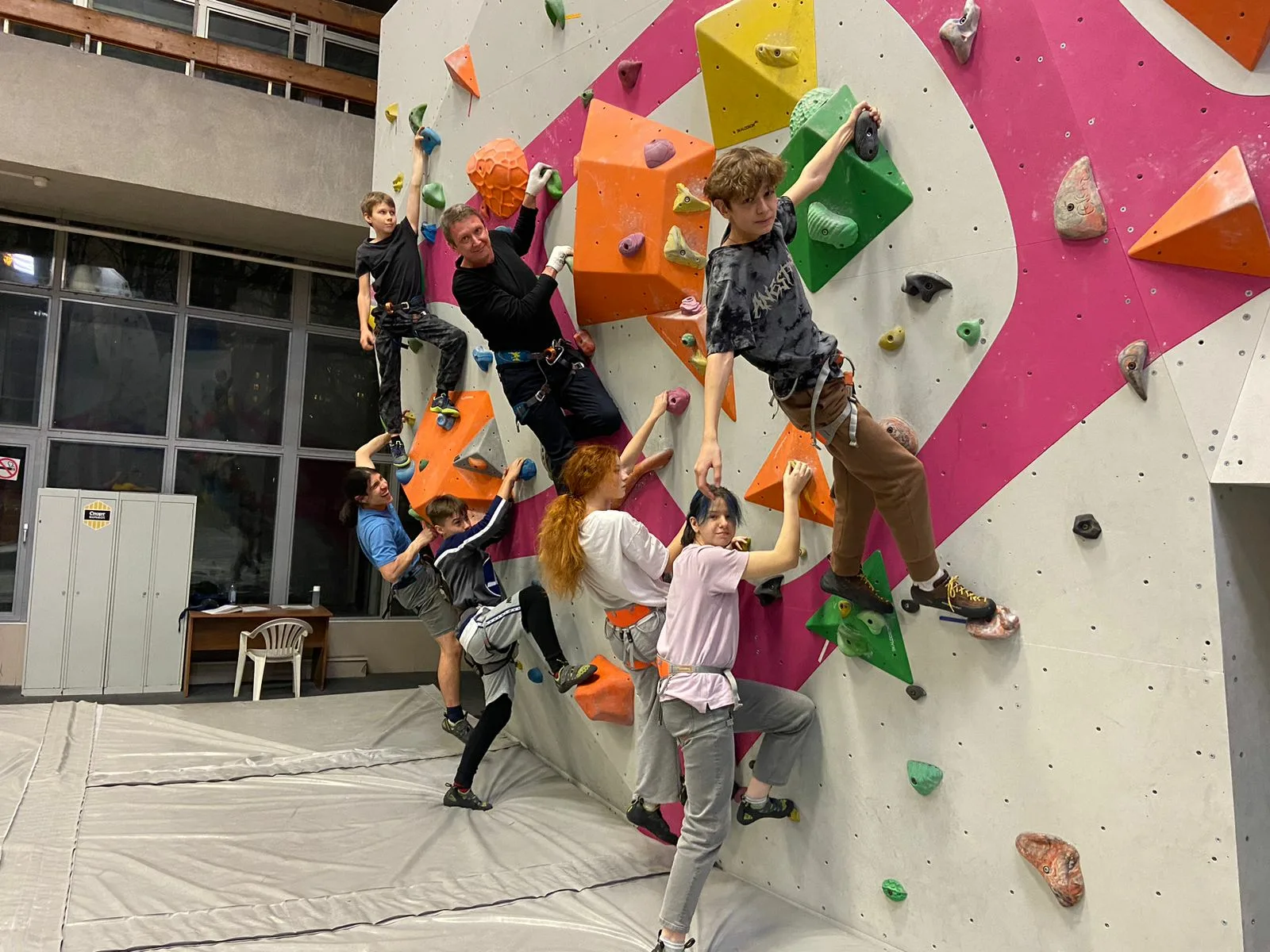 Тренировка на скалодроме GoRunUp